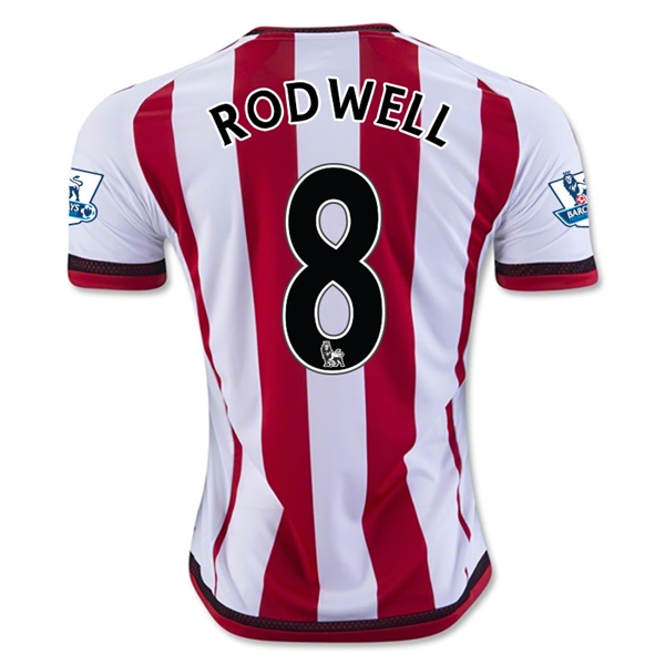 Sunderland 2015-16 RODWELL #8 Home Soccer Jersey